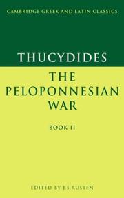 Cover of: The Peloponnesian War by Jeffrey S. Rusten