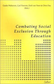 Cover of: Combating Social Exclusion Through Education