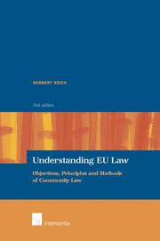 Understanding EU law by Norbert Reich