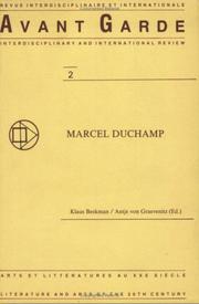 Cover of: Marcel Duchamp (Avant Garde Critical Studies 2)