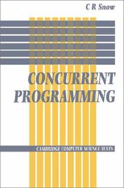 Cover of: Concurrent programming by C. R. Snow