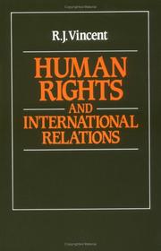 Human rights and international relations by R. J. Vincent