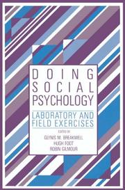 Cover of: Doing Social Psychology: Laboratory and Field Exercises