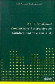 Cover of: An international comparative perspective on children and youth at risk by G. Walraven & K. Broekhof (eds.).