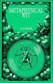 Metaphysical wit by A. J. Smith