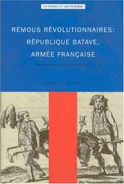 Cover of: Remous révolutionnaire by Annie Jourdan & Joep Leerssen (réd.).