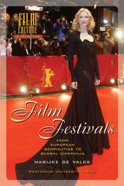 Cover of: Film Festivals by Marijke de Valck