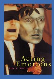 Acting Emotions by Elly' Konijn