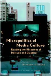 Cover of: Micropolitics of Media Culture | Patricia Pisters
