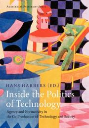 Cover of: Inside the Politics of Technology by Hans Harbers