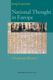 Cover of: National Thought in Europe: A Cultural History