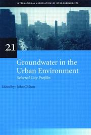 Groundwater in the urban environment by International Association of Hydrogeologists. Congress