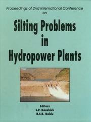 Cover of: Silting Problems (2nd Intl) in Hydropowe