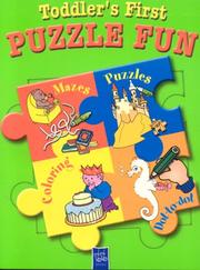 Cover of: Toddler's First Puzzle Fun--Green