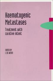 Cover of: Haematogenic Metastases: Treatment With Curative Intent (Surgical Oncology, 7)