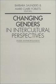 Cover of: Changing Genders in Intercultural Perspectives (Studia Anthropologica) by 