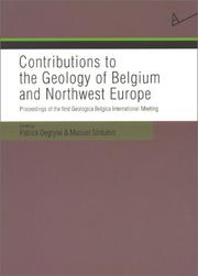 Cover of: Contributions to the Geology of Belgium & Northwest Europe: Proceedings of the First Geologica Belgica International Meeting (Aardkundige Mededelingen, V. 12.)