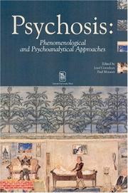 Cover of: Psychosis: Phenomenological and Psychoanalytical Approaches (Figures of the Unconscious, 3) (Figures of the Unconscious, 3)