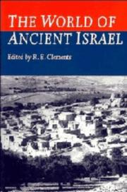 Cover of: The World of ancient Israel: sociological, anthropological, and political perspectives : essays by members of the Society for Old Testament Study