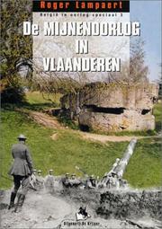 Cover of: De Mijnenoorlog in Vlaanderen