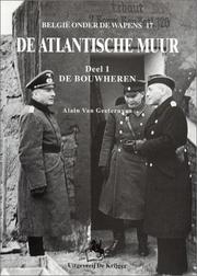 Cover of: DE ATLANTISCHE MUUR: Deel 1  by Alain Van Geeteruyen, Alain Van Geeteruyen