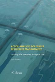 Cover of: Actor Analysis for Water Resources Management by Leon Hermans, Leon Hermans