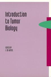 Cover of: Introduction to Tumor Biology (Surgical Oncology) | I. De Wever