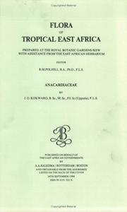 Cover of: Flora of Tropical East Africa - Anacardiaceae (1986) (Flora of Tropical East Africa) by J. O. Kokwaro