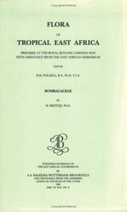 Cover of: Flora of Tropical East Africa - Bombacaceae (1989) (Flora of Tropical East Africa)