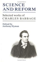 Cover of: Science and reform: selected works of Charles Babbage