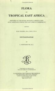 Cover of: Flora of Tropical East Africa - Nyctaginaceae (1996) (Flora of Tropical East Africa)