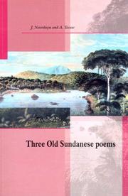 Cover of: Three Old Sundanese Poems (Bibliotheca Indonesica) by 