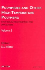 Cover of: Polyimides and Other High Temperature Polymers by K. L. Mittal