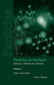 Cover of: Particles on Surfaces 9: Detection, Adhesion And Removal