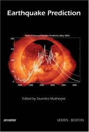 Cover of: Earthquake Prediction by Saumitra Mukherjee, Saumitra Mukherjee