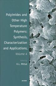 Cover of: Polyimides and Other High Temperature Polymers: Synthesis, Characterization, and Applications