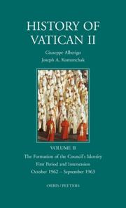 Cover of: History of the Vatican II by E. Peters