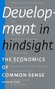 Cover of: Development in Hindsight | Peter de Haan