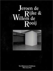 Cover of: Jeroen De Rijke & Willem De Rooij: Spaces And Films/Espaces Et Films 1998-2002