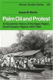 Cover of: Palm oil and protest by Susan M. Martin