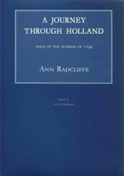 Cover of: A Journey Through Holland Made in the Summer of 1794