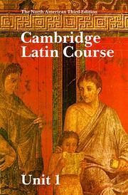 Cover of: Cambridge Latin Course Unit 1 Student's book North American edition
