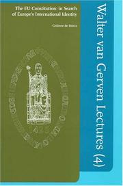 Cover of: The Eu Constitution by Grainne De Burca