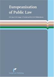 Cover of: Europeanisation of Public Law