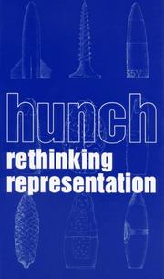 Cover of: Hunch 11: Rethinking Representation (The Berlage Institute Report) (The Berlage Institute Report)