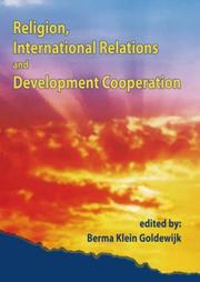 Religion, International Relations and Development Cooperation cover