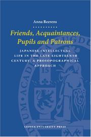 Cover of: Friends, Acquaintances, Pupils and Patrons