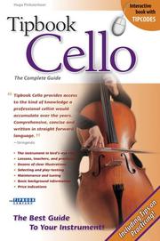 Cover of: Tipbook Cello by Hugo Pinksterboer