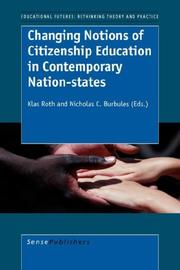 Cover of: Changing Notions of Citizenship Education in Contemporary Nation-states by 