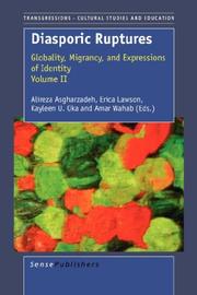 Cover of: Diasporic Ruptures: Globality, Migrancy, and Expressions of Identity; Volume II